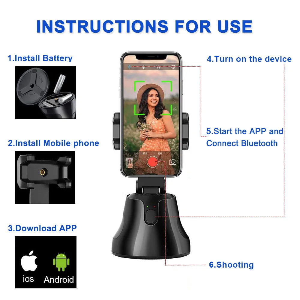 Auto Smart Selfie Stick & Object Tracker by Anti Spier