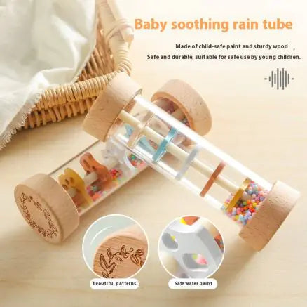Hourglass Rain Music Baby Rattle by Anti Spier
