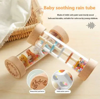 Hourglass Rain Music Baby Rattle by Anti Spier