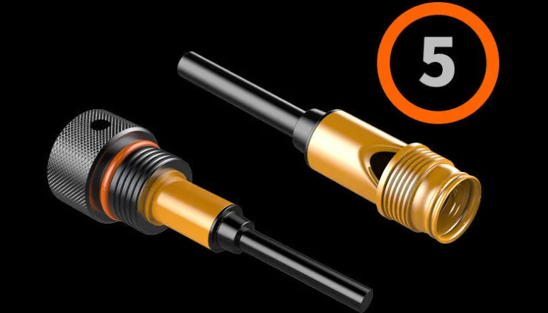 Ultralight Survival Hiking Stick by Anti Spier