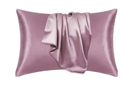 Silk-like Solid Color Pillowcase by Anti Spier