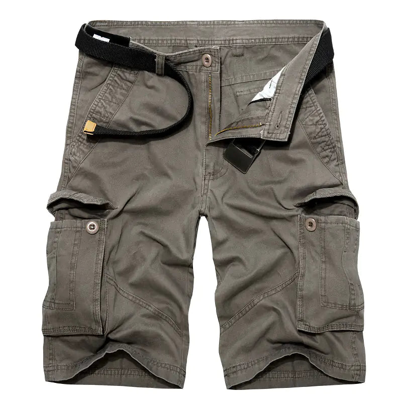 Plus Size Men's Multi Pocket Cargo Shorts by Anti Spier