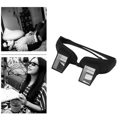 Lazy Periscope Horizontal Reading TV Sit View Glasses by Anti Spier