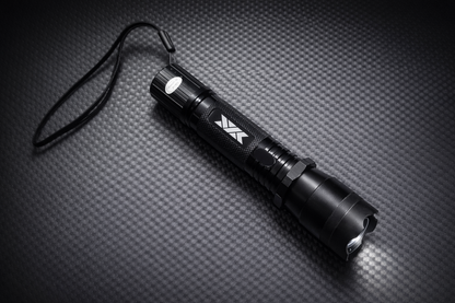 Black Flashlight Stun Shock Rechargeable Super Bright LED with Holster by Anti Spier