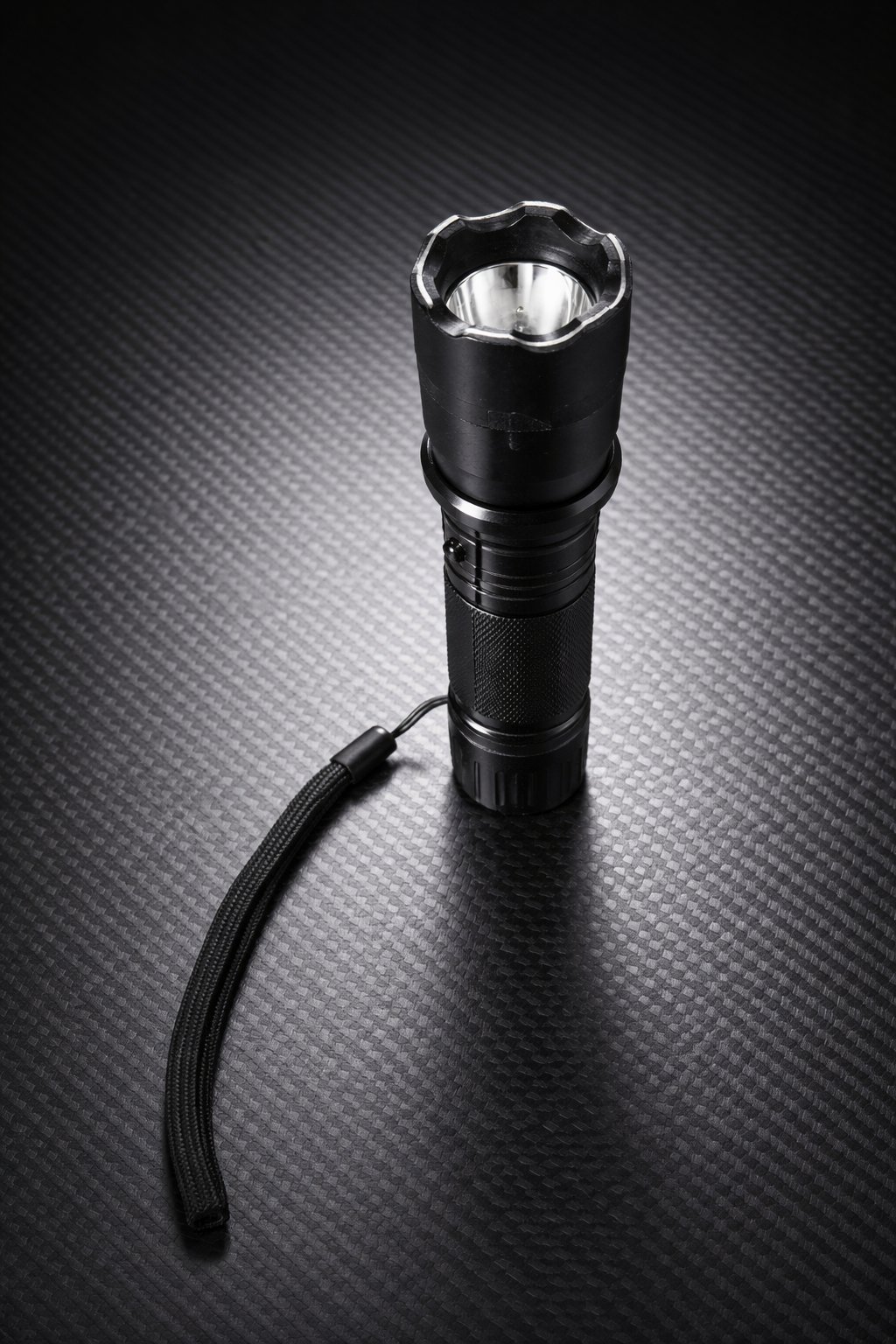 Black Flashlight Stun Shock Rechargeable Super Bright LED with Holster by Anti Spier