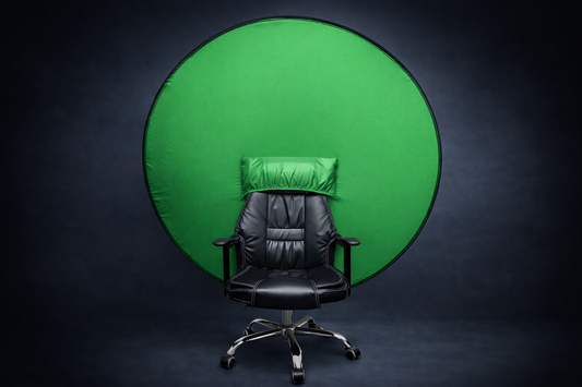 Folding studio live broadcast room props background frame green screen, suitable for photography, e-sports games, speeches, company meetings, home office and other scenes by Anti Spier