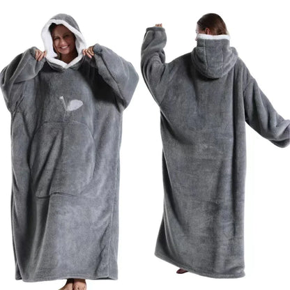 Lengthened Solid Color Home Lazy Clothes by Anti Spier