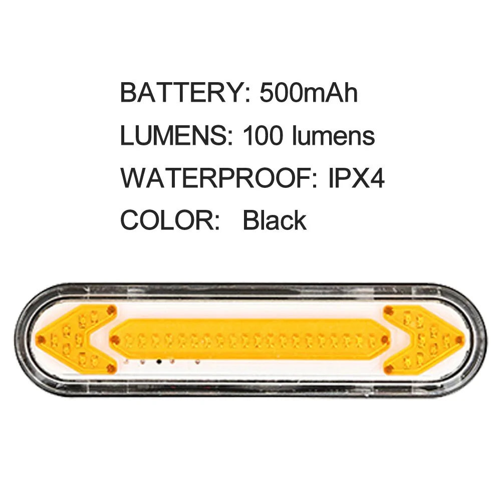 Smart Auto Brake Sensing Light Bicycle Wireless Turn Light by Anti Spier