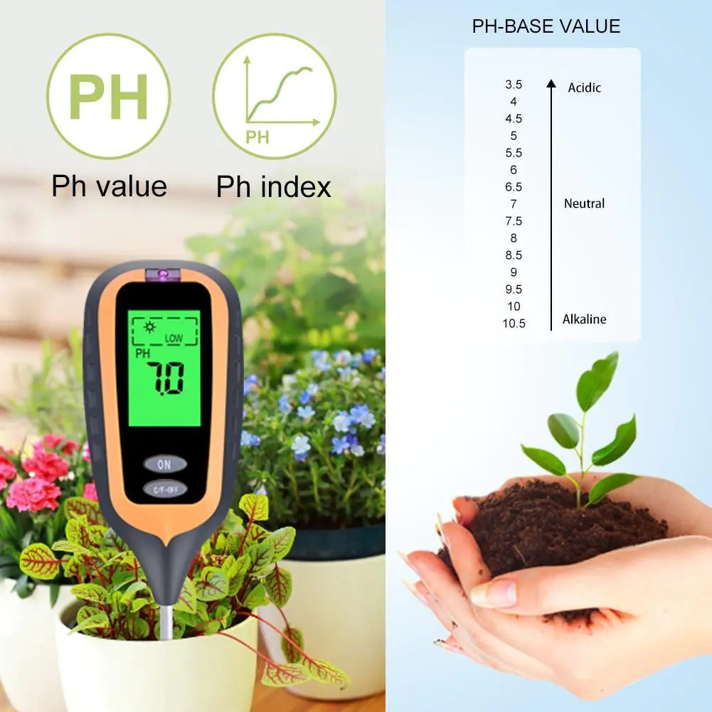 Soil Moisture and pH Meter Testing Instrument by Anti Spier