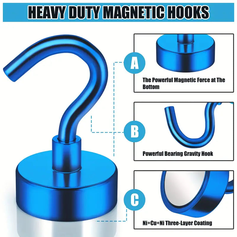 Heavy Duty Magnetic Hooks by Anti Spier
