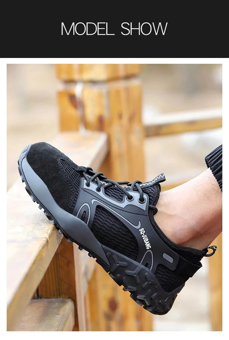 Anti-collision and Anti-smashing Breathable Safety Shoes by Anti Spier