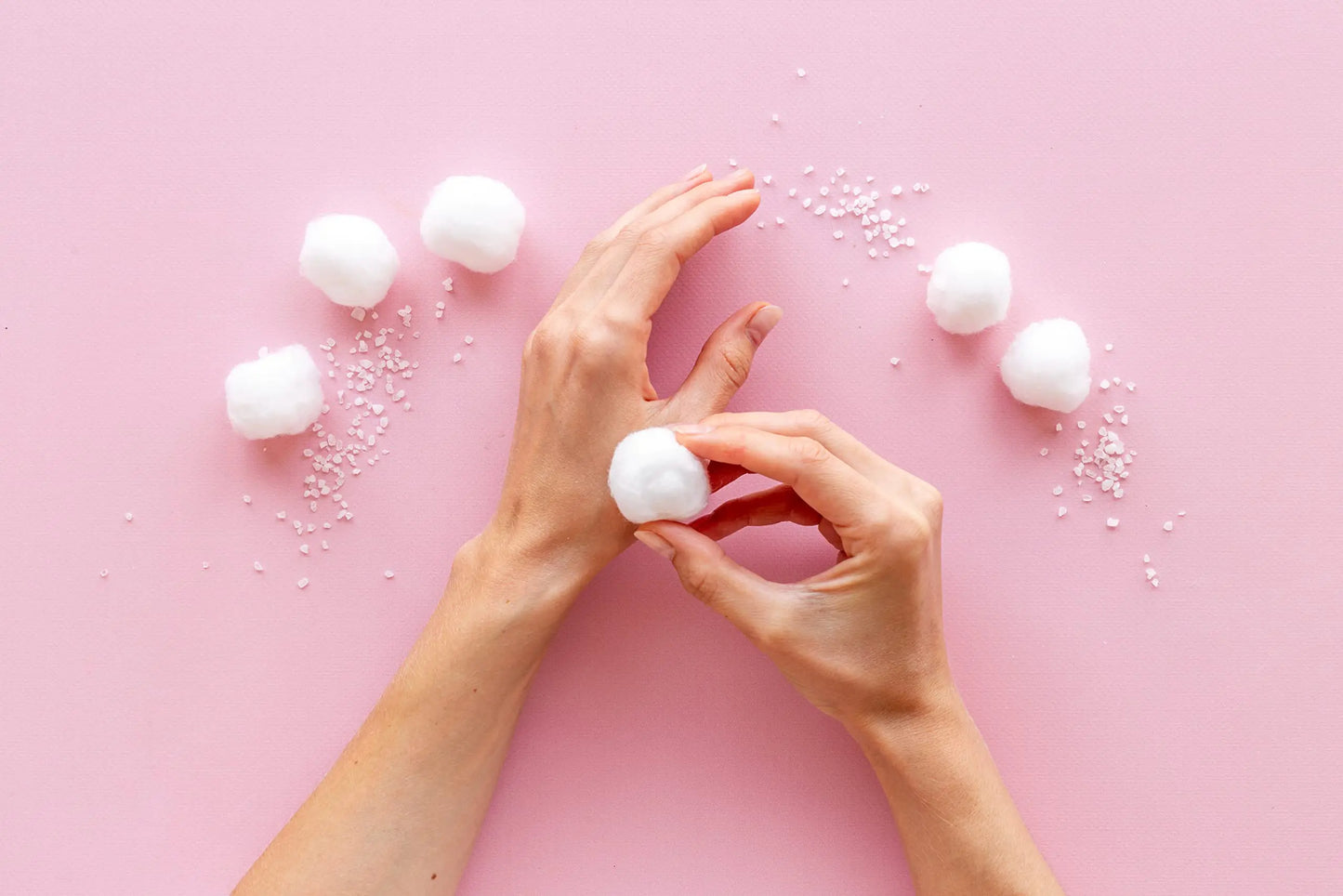 DecorRack 300 Small Cotton Balls for Make-Up, Nail Polish Removal, Pet Care, Applying Oil Lotion or Powder, Made from 100% Pure & Natural Cotton, Soft and Absorbent for Household Needs (300 Count) 300 Count by Anti Spier