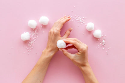 DecorRack 300 Small Cotton Balls for Make-Up, Nail Polish Removal, Pet Care, Applying Oil Lotion or Powder, Made from 100% Pure & Natural Cotton, Soft and Absorbent for Household Needs (300 Count) 300 Count by Anti Spier