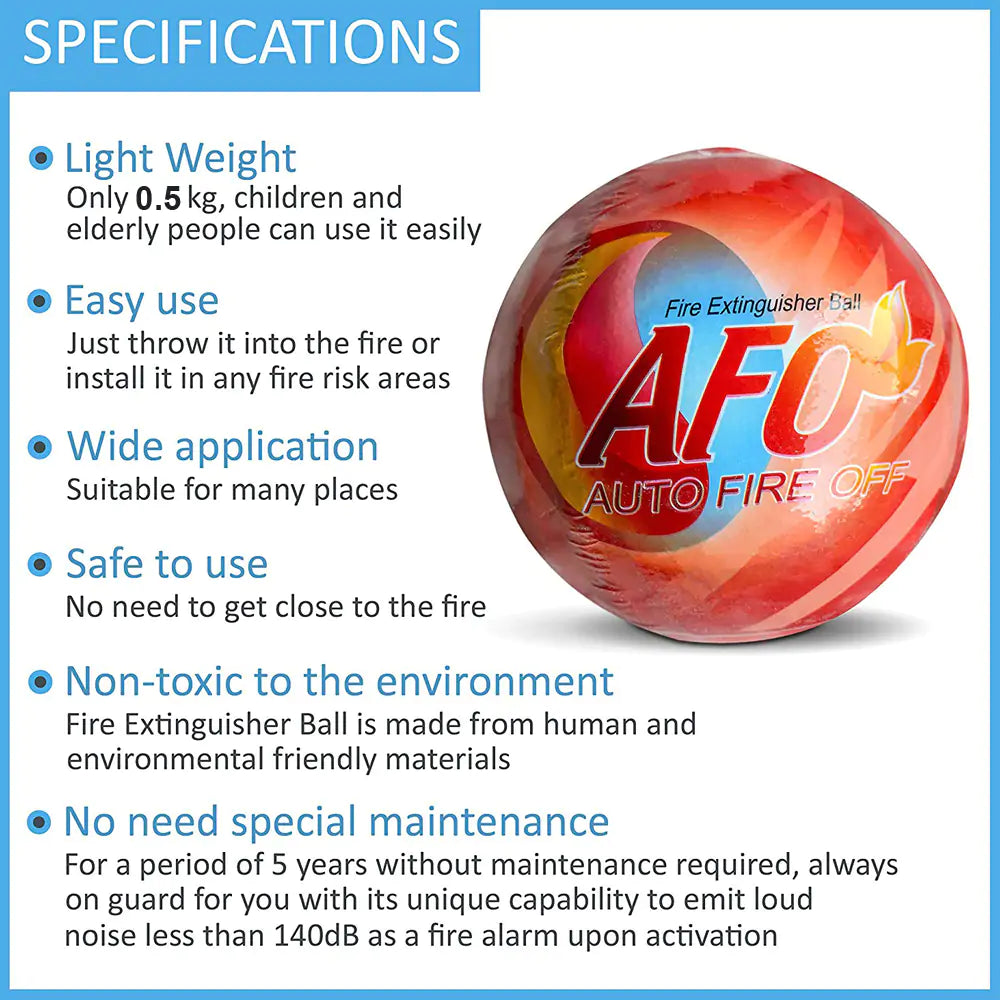 Fire Extinguisher Ball by Anti Spier