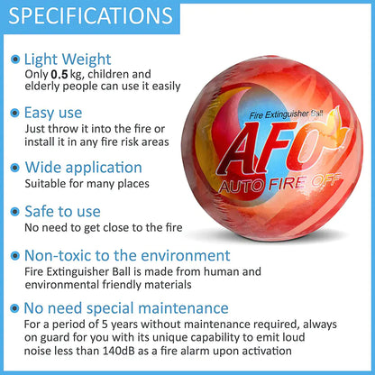 Fire Extinguisher Ball by Anti Spier