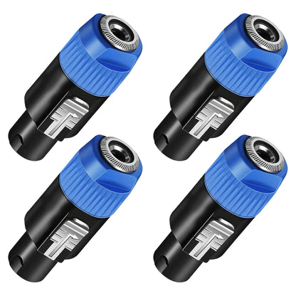 5 Core Speakon Adapter High Quality Audio Jack Male Audio Pin Speaker Adapter Connector by Anti Spier