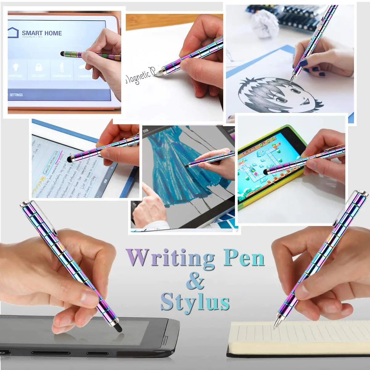 Multifunctional Deformable Magnet Fidget Pen by Anti Spier
