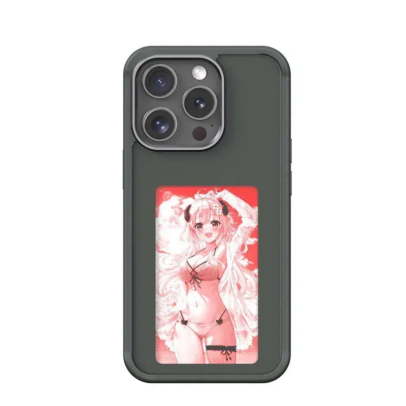 E-Ink Screen Phone Case by Anti Spier