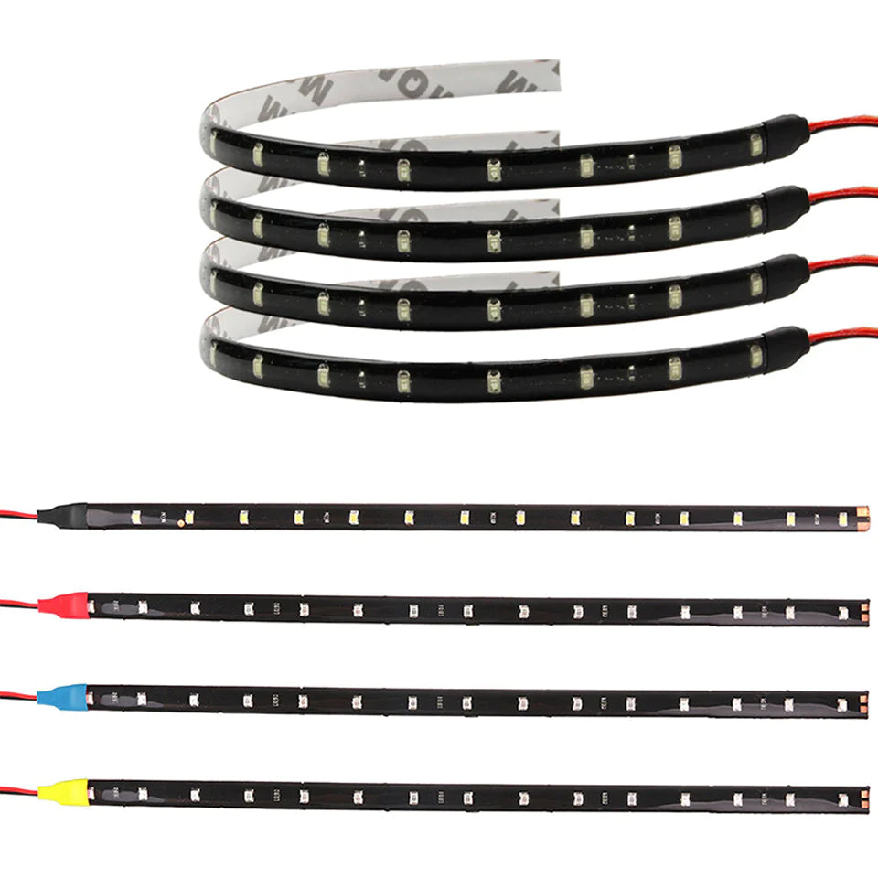 Lot Waterproof 12''/15 DC 12V Motor LED Strip Underbody Light For Car Motorcycle by Anti Spier