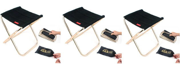 Outdoor Folding Chair - 7075 Aluminum Fishing Stool by Anti Spier