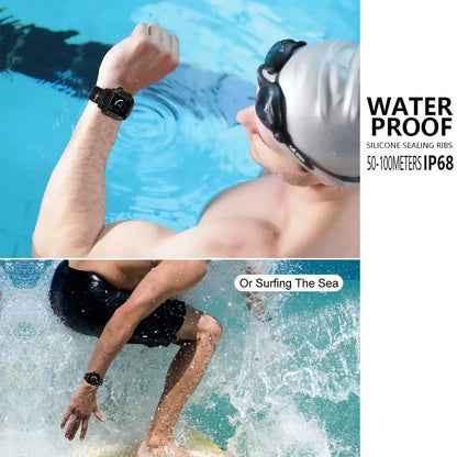 Waterproof Box Case Strap For Apple Watch by Anti Spier
