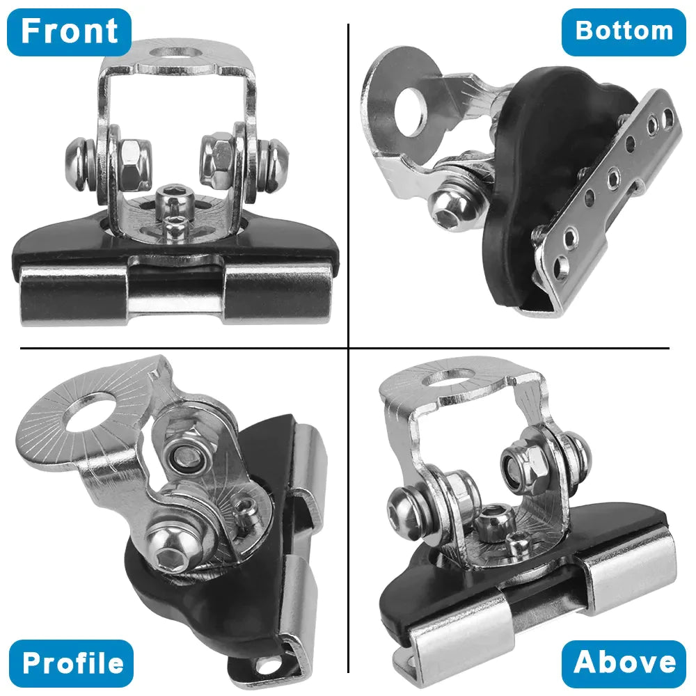 2PCS Pillar Hood Led Work Light Bar Mount Bracket Clamp Holder Offroad Universal by Anti Spier