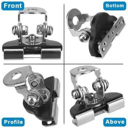 2PCS Pillar Hood Led Work Light Bar Mount Bracket Clamp Holder Offroad Universal by Anti Spier