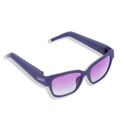 Sunglasses with Hidden Horn Tube Storage by Anti Spier