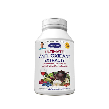 Andrew Lessman Ultimate Anti-Oxidant Extracts 60 Capsules – Concentrated Blend of Standardized Extracts. Naturally Protective Polyphenols Berry and Cruciferous Vegetable Extracts. No Additives by Anti Spier
