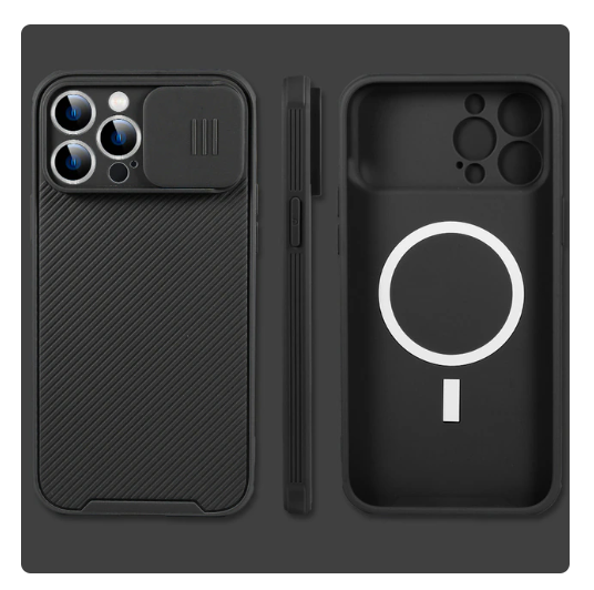 Slide Camera Lens Magsafe Charging Case by Anti Spier