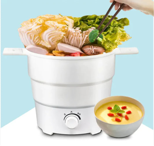 Compact Folding Electric Wok & Rice Cooker by Anti Spier