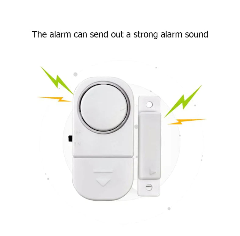 6 PCS WIRELESS Home Window Door Burglar Security ALARM System Magnetic Sensor by Anti Spier