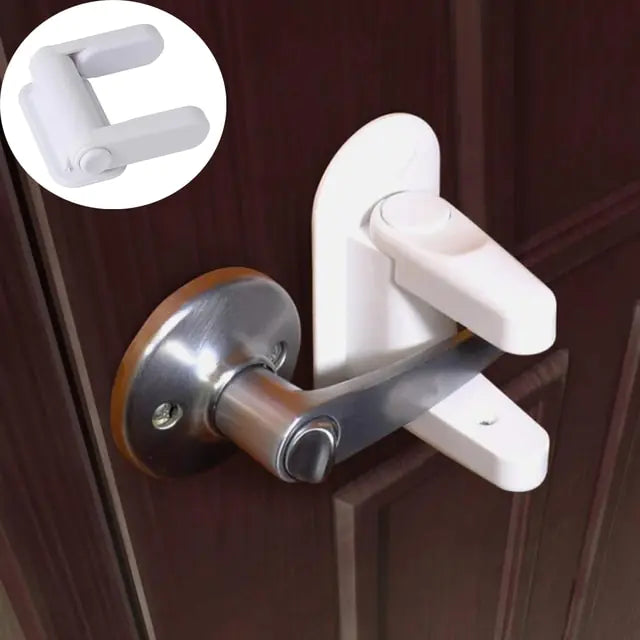 Universal Child Safety Door Lever Lock by Anti Spier