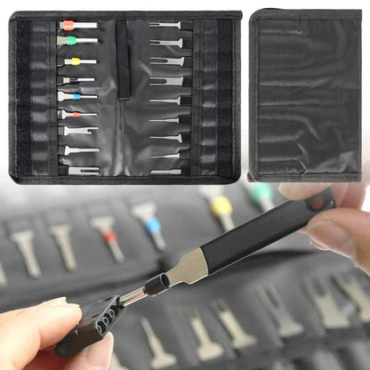 18Pcs Heavy Duty Thick Car Terminal Removal Kit Wire Connector Pin Release Tool by Anti Spier