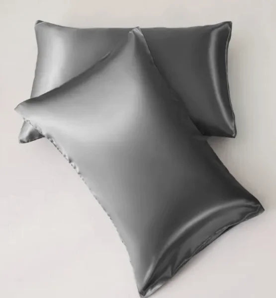 Silk-like Solid Color Pillowcase by Anti Spier