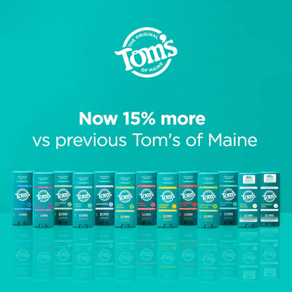 Tom’s of Maine Clean Coast Aluminum Free Natural Deodorant For Women & Men | Goes on Clear | Odor & Wetness Protection | Naturally Derived and Moisture-Locking Ingredients | 3.25 oz 3.25 Ounce (Pack of 1) by Anti Spier