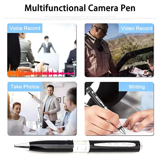 Pen Camera Cam Mini Hidden Pocket Audio Video Recorder DVR Security 1080P HD USA by Anti Spier