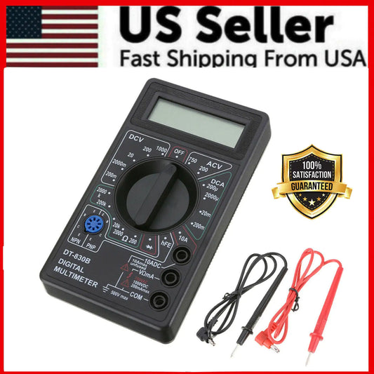 7 Fn Digital Multimeter AC DC Voltage Volt 10 Amp Current Resistance Ohm Meter by Anti Spier