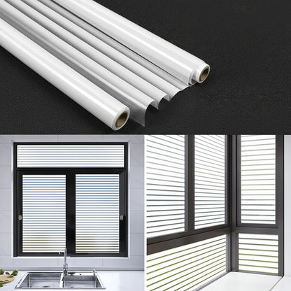 Frosted Glass Privacy Window Film for Offices - Static Cling Light Control by Anti Spier