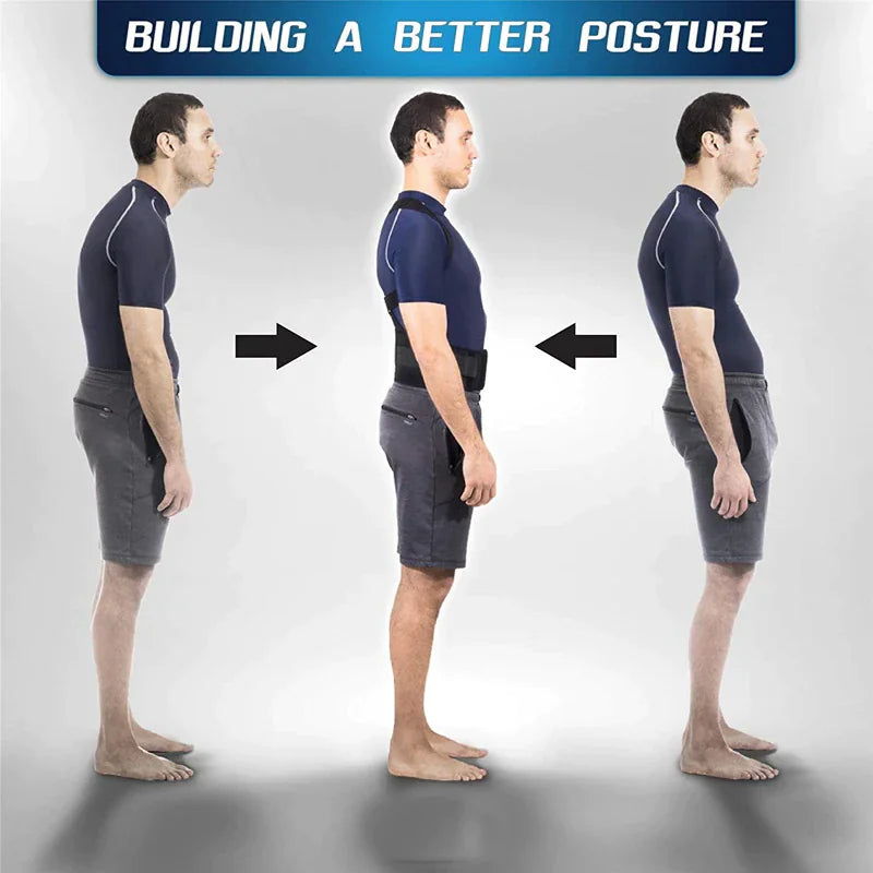Posture Corrector Support Magnetic Back Shoulder Brace Belt Band For Men Women by Anti Spier