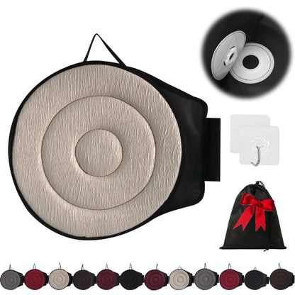 360 Rotating Seat Cushion for Car Beneficial 360 Rotating Seat Cushion Elderly for Car 360 Car Seat Swivel Swivel Seat Cushion for Car for Elderly for Those with Limited Mobility (Beige-A) by Anti Spier