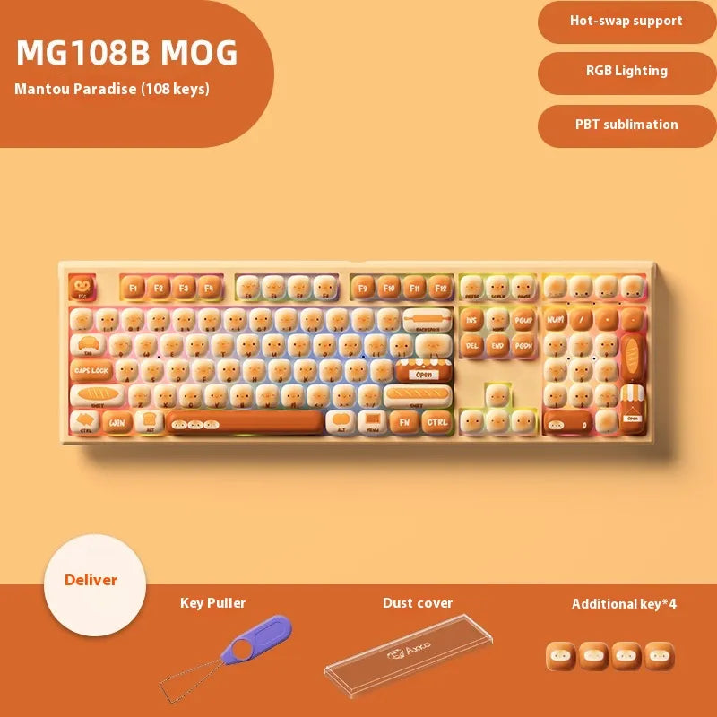 Steamed Bun Keyboard by Anti Spier