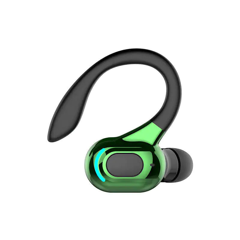 New Bluetooth 5.1 Headset Wireless Earbuds Earphones Stereo Headphones Ear Hook by Anti Spier