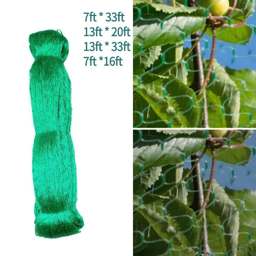 33FT Anti Bird Netting Pond Net Protection Tree Crops Plants Fruits Garden Mesh by Anti Spier