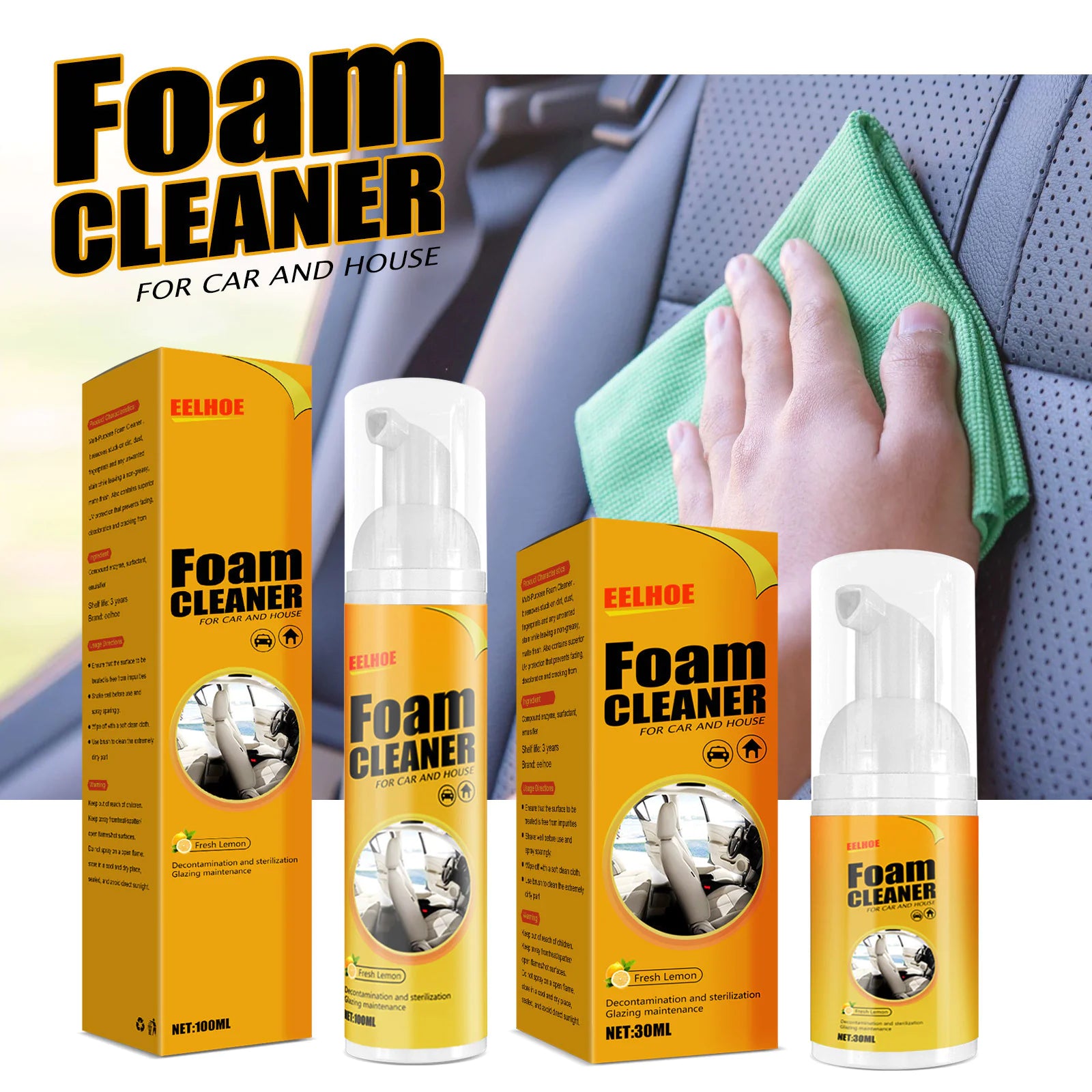 Multifunctional Foam Cleaner by Anti Spier