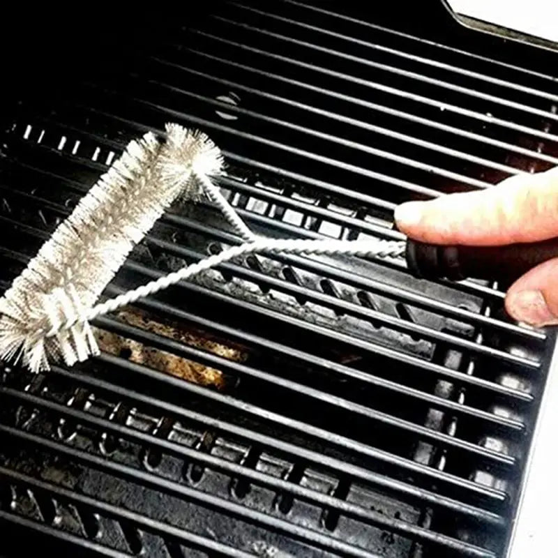 Stainless Steel BBQ Grill Cleaning Brush - 1pc Tool by Anti Spier