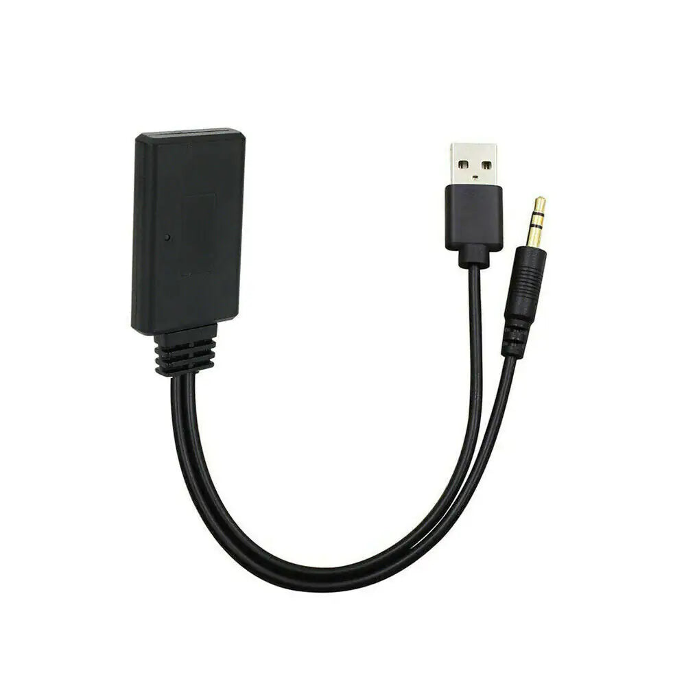 2 In 1 USB Bluetooth 5.0 Transmitter Receiver Adapter Wireless For PC Car Kit by Anti Spier