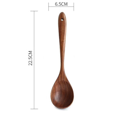 Essential Non-Stick Cookware & Wooden Spoon Set by Anti Spier