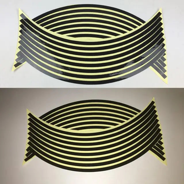Wheel Stickers Tire Reflective by Anti Spier