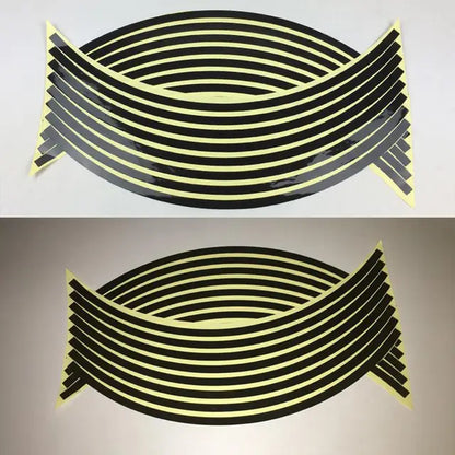 Wheel Stickers Tire Reflective by Anti Spier